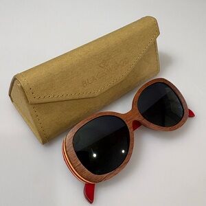 Blackwood Women's Brown and Red Sunglasses